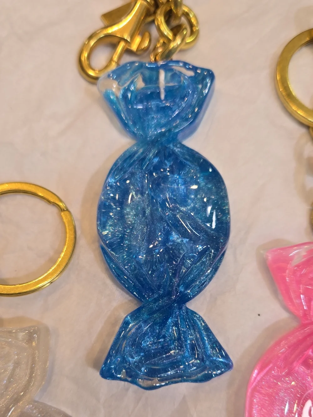 NWOT - Statement CANDY Charm / Key Holder